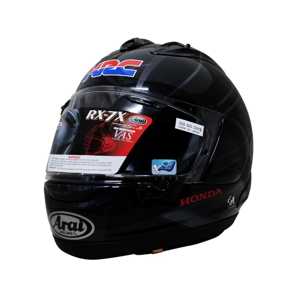 【Arai】RX-7X CBR Black Silver Full Face Helmet