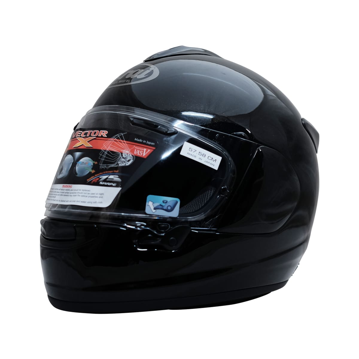 【Arai】VECTOR X Glass Black Full Face Helmet