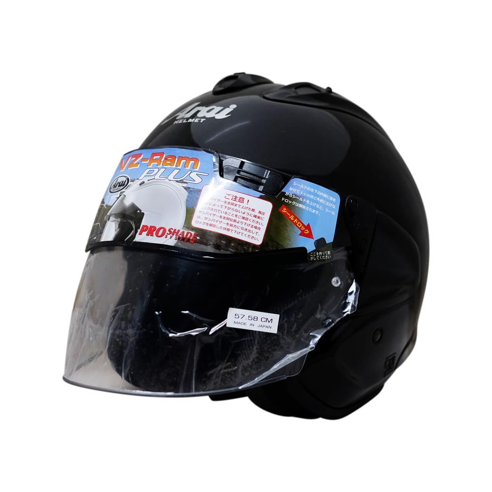 【Arai】VZ-RAM PLUS Glass Black Open Face Helmet