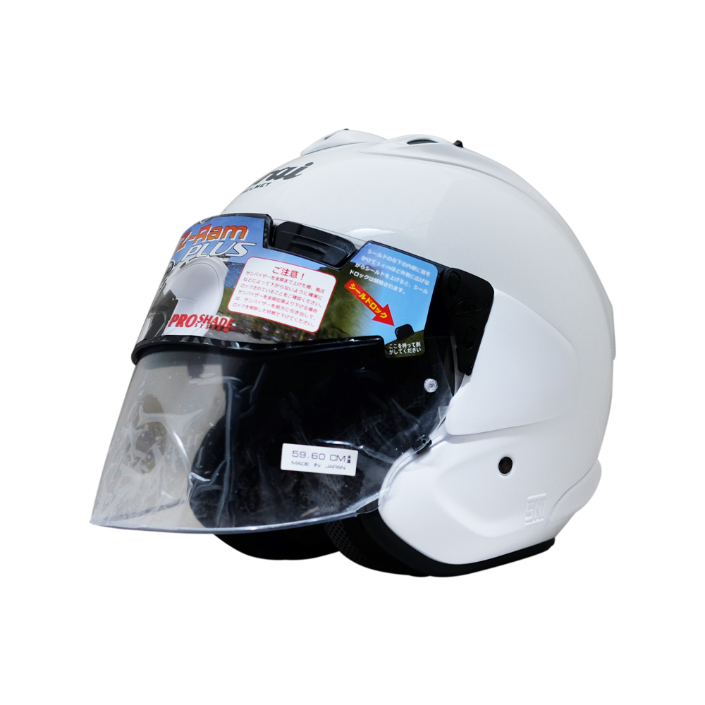 【Arai】VZ-RAM PLUS Glass White Open Face Helmet