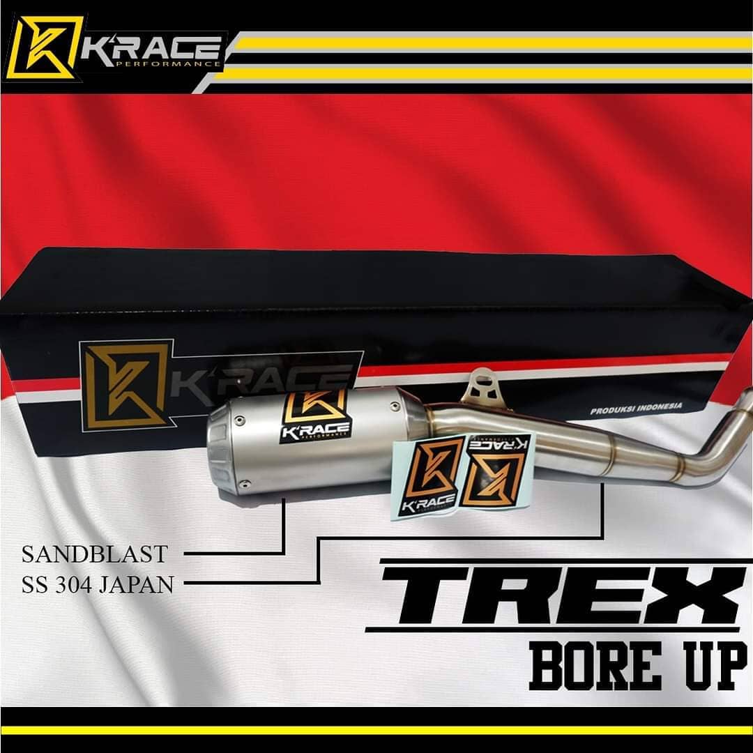 Knalpot Full System T-Rex Bore Up - Webike Indonesia