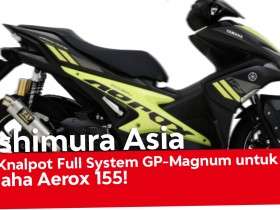 Yoshimura Asia Rilis Knalpot Full System GP-Magnum untuk Yamaha Aerox 155 - Webike Indonesia